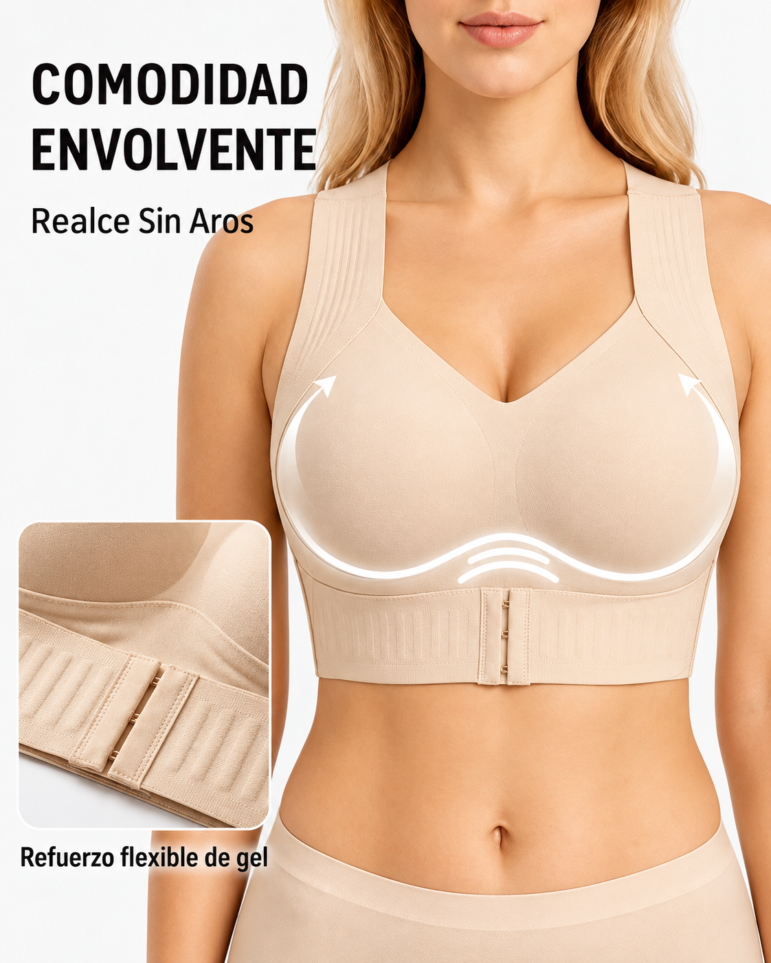 SUJETADOR POSTURAL – ESPALDA RECTA Y REALCE NATURAL