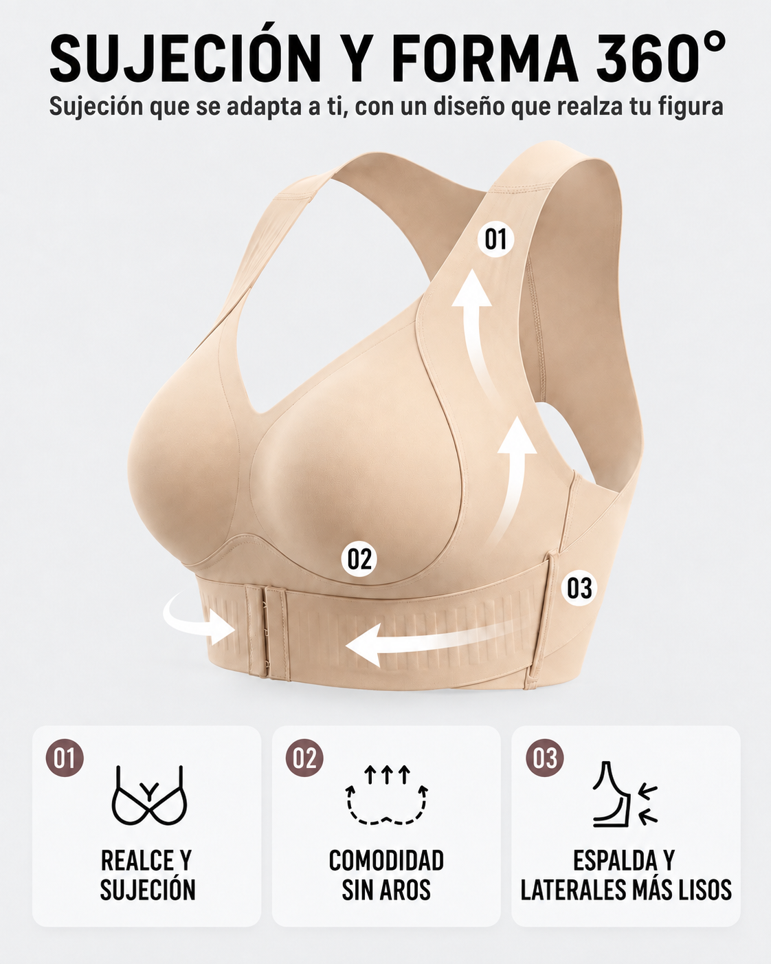 SUJETADOR POSTURAL – ESPALDA RECTA Y REALCE NATURAL